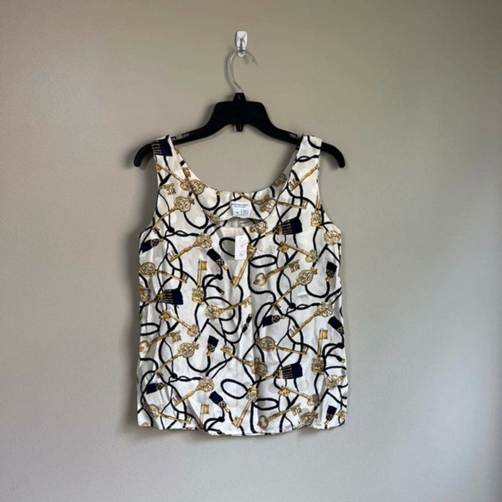 NWT Cynthia Epsy fine accessories‎ small silk top
